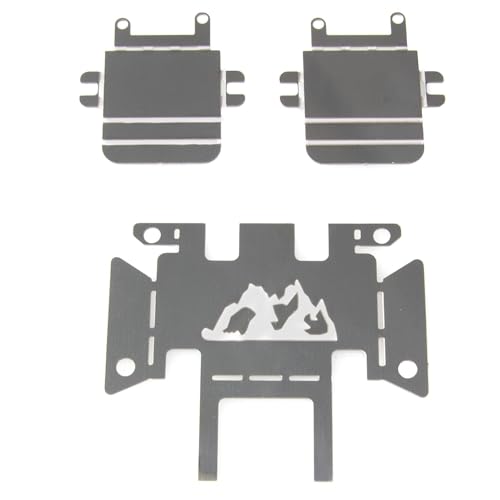 Metal Chassis Protection Guard Plate RC Upgrade Parts for TRAXXAS 1/18 TRX-4M RC Car (Silver) von ULIIK