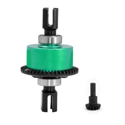 Metal Differential Diff Gear 43T+10T RC Upgraded Parts for ARRMA 1/7 Infraction Limitless Mojave Infraction V2, 1/8 Typhon 6S Kraton Notorious Outcast RC Car (Grün) von ULIIK