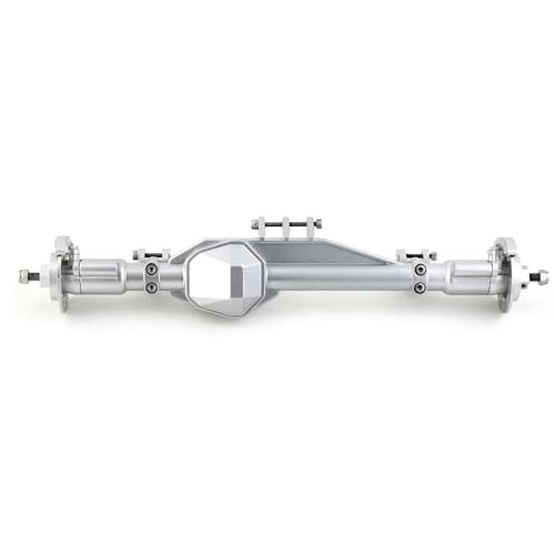 Metal Front Rear Bridge Axle Assembly RC Upgraded Parts for Axial RBX10 Ryft Crawler RC Car (Rear Silver) von ULIIK