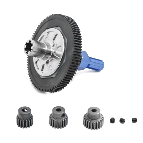Metal Reduction Gear with Motor Gear Set RC Upgraded Parts for ARRMA 1/10 Granite Senton Big Rock VORTEKS Typhon RC Car (Dark Blue) von ULIIK