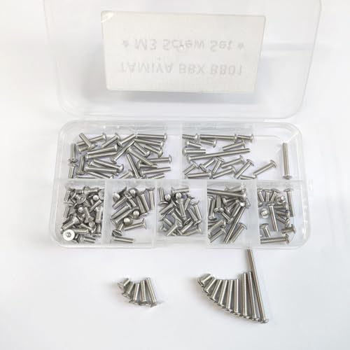 Metall M3 Schraubenset Schraubenkasten RC Reparatur Werkzeug Kit RC Upgrade Teile für Tamiya BBX BB01 RC Car Metall M3 Schraubenset Schraubenkasten RC Reparatur Werkzeug Kit RC Upgrade Teile für Tamiya BBX BB01 RC Car von ULIIK