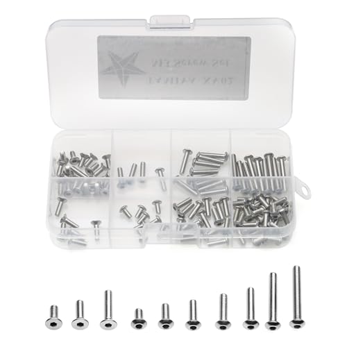 Metall M3 Schraubenset Schraubenkasten RC Reparatur Werkzeug Kit RC Upgrade Teile für Tamiya XV-02 XV02 RC Car von ULIIK