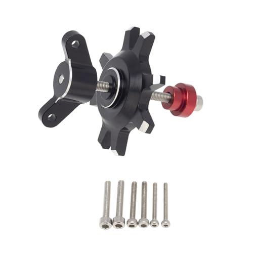Metall-RC-Auto-Radfelgenklemme, Montage-Demontagewerkzeug für 1/10 RC Auto, 4,8 cm, 5,6 cm, Beadlock-Radfelge, Reifen, Schwarz von ULIIK