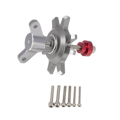 Metall-RC-Auto-Radfelgenklemme, Montage-Demontagewerkzeug für 1/10 RC Auto, 4,8 cm, 5,6 cm, Beadlock-Radfelge, Reifen (Titan) von ULIIK