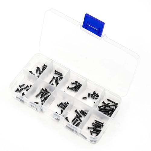 Metallschrauben-Set Box RC Reparaturwerkzeug RC Upgraded Teile für MJX 1/16 16207 16208 RC Car Metallschrauben-Set Box RC Reparaturwerkzeug RC Upgraded Teile für MJX 1/16 16207 16208 RC Car von ULIIK