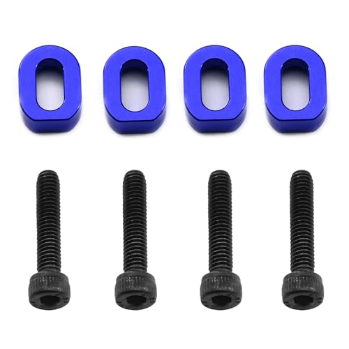 Motorbefestigung, Sitzverstärkung aus Aluminiumlegierung, RC-Upgrade-Teile für TRAXXAS 1/5 X-MAXX 6S/8S, 1/6 4WD XRT 8S RC Auto (blau) von ULIIK