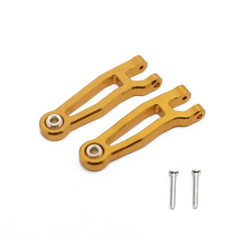 Oberer Querlenker aus CNC-Aluminiumlegierung, RC-Upgrade-Teile für 1/16 SG1603 SG1604 UD1601 UD16024 RC Auto (Golden) von ULIIK