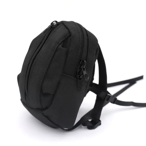 RC Modell Simulierte Rucksack Umhängetasche RC Ersatzteile für LOSI 1/4 Promoto-MX RC Elektromotorrad (Schwarz) von ULIIK