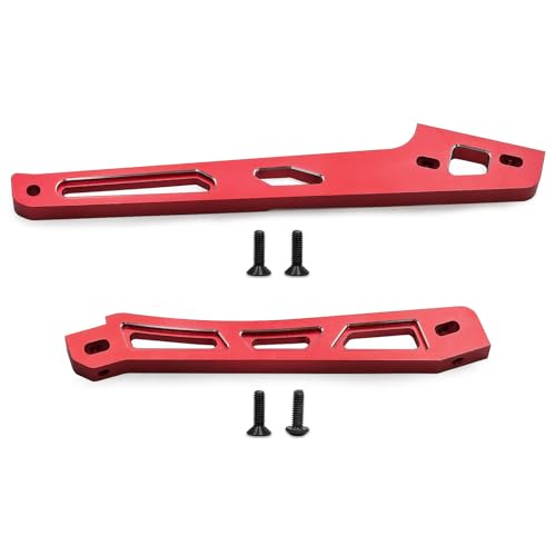 RC-Upgrade-Teile aus Aluminiumlegierung, vorne und hinten, für ARRMA 1/8 Kraton BLX 6S V6 RC Auto (rot) von ULIIK