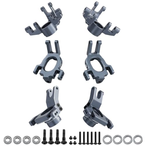 Radsitz-Set aus Aluminiumlegierung mit Kugellager, RC-Upgrade-Teile für ARRMA 1/8 Mojave 4S 1/10 Kraton Outcast 4X4 4S RC Car (Titan) von ULIIK