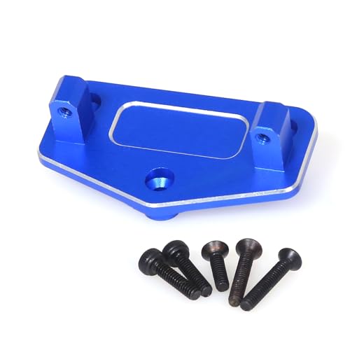 Servo fester Sitz aus Aluminiumlegierung, verbesserte Teile für LOSI 1/18 Mini LMT 4X4 Brushed Monster Truck RTR-LOS01026 RC Auto (blau) von ULIIK