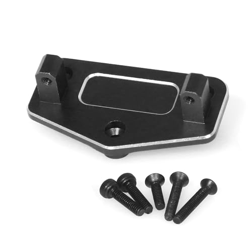 Servo fester Sitz aus Aluminiumlegierung, verbesserte Teile für LOSI 1/18 Mini LMT 4X4 Brushed Monster Truck RTR-LOS01026 RC Car (schwarz) von ULIIK