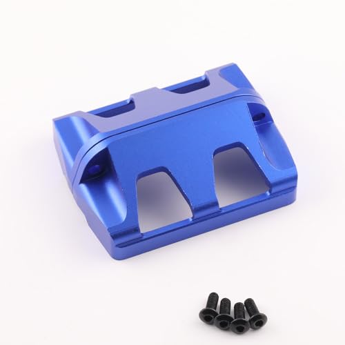Servoschutzhülle aus Aluminiumlegierung, RC-Upgrade-Teile für Traxxas E-Revo Summit RC Auto (blau) von ULIIK