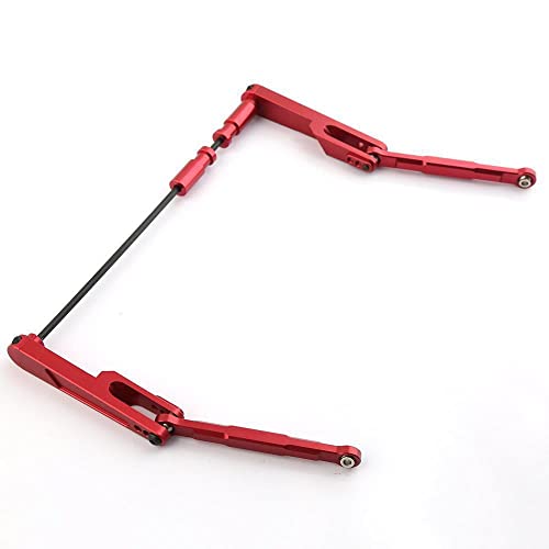 Stabilisator aus Aluminiumlegierung, RC verbesserte Teile für Axial 1/10 RBX10 Ryft 4WD Scale Rock Bouncer AXI03005 RC Car (rot) von ULIIK