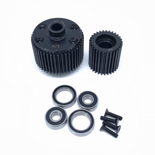 Steel 47T 29T Differential Gear Assembly #ARA311095 RC Upgraded Parts for ARRMA 1/10 Gorgon RC Car von ULIIK