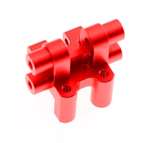 Stoßdämpferhalterung aus Aluminiumlegierung für Tamiya 1/10 2WD BBX BB01 RC Auto (rot) von ULIIK