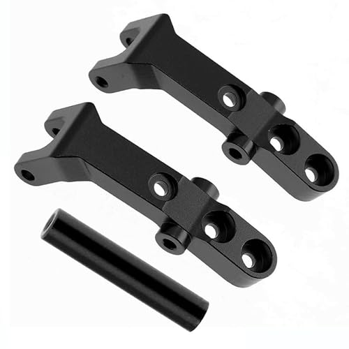 Stoßdämpferhalterung aus Aluminiumlegierung für Tamiya 1/10 2WD BBX BB01 RC Auto (schwarz) von ULIIK
