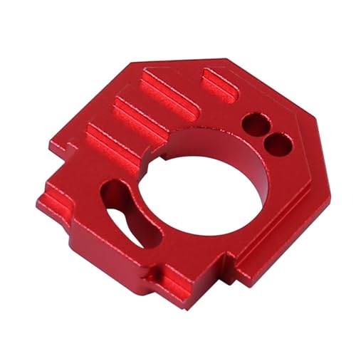 Verstellbare Motorhalterung aus Aluminium mit Wärmeableitungsfunktion für ARRMA 1/18 4WD Granit GROM Mega 380 Brushed 4X4 Monster Truck-ARA2102 RC Car (rot) von ULIIK