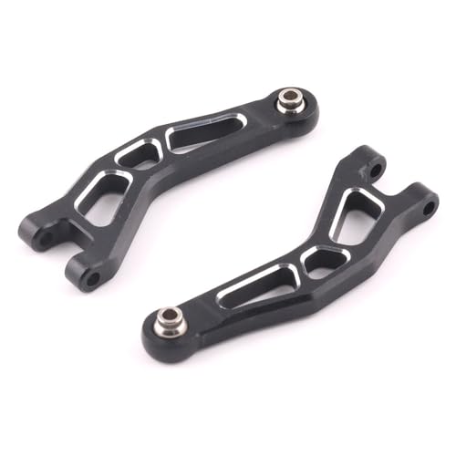 Vordere Obere Querlenker aus Aluminiumlegierung, RC, verbesserte Teile für ARRMA 1/18 2S Granit GROM RTR ARA2102 RC Car (schwarz) von ULIIK