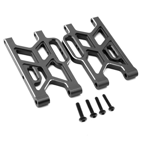 Vordere Querlenker aus Aluminiumlegierung, RC-Upgrade-Teile für ARRMA 1/8 Mojave RC Auto (schwarz) von ULIIK