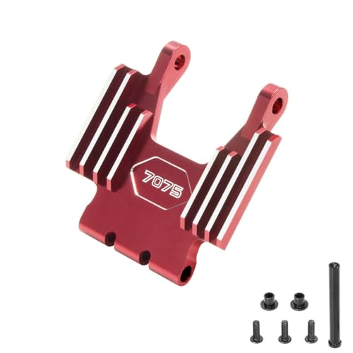 Vordere Wasserhahnhalterung aus Aluminiumlegierung, RC-Upgrade-Teile für LOSI 1/4 Promoto-MX RC Motorrad (rot) von ULIIK