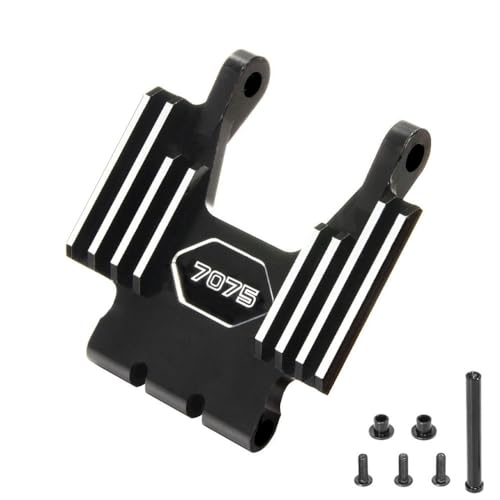 Vordere Wasserhahnhalterung aus Aluminiumlegierung, RC-Upgrade-Teile für LOSI 1/4 Promoto-MX RC Motorrad (schwarz) von ULIIK
