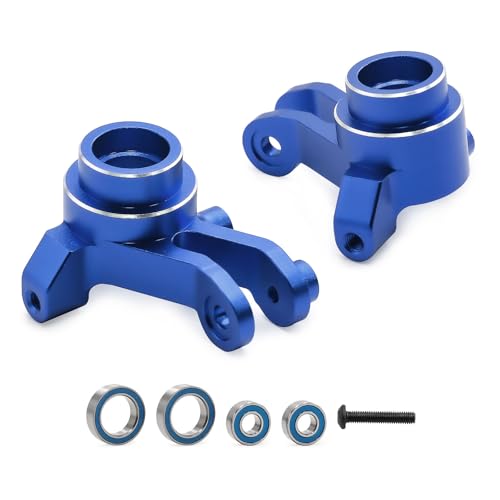 Vorderlenkbecher aus Aluminiumlegierung, RC-Upgrade-Teile für TRAXXAS MINI MAXX Monster Truck Mini XRT RC Auto (blau) von ULIIK