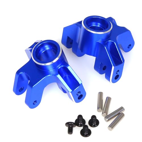 Vorderlenkbecher aus Aluminiumlegierung, RC verbesserte Teile für LOSI 1/18 Mini LMT 4X4 Brushed Monster Truck RTR-LOS01026 RC Car (blau) von ULIIK