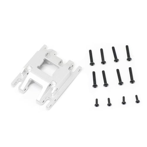 Wave-Box-Basissitz aus Aluminiumlegierung, RC-Upgrade-Teile für TRAXXAS 1/18 TRX-4M TRX4M RC Auto (Silber) von ULIIK