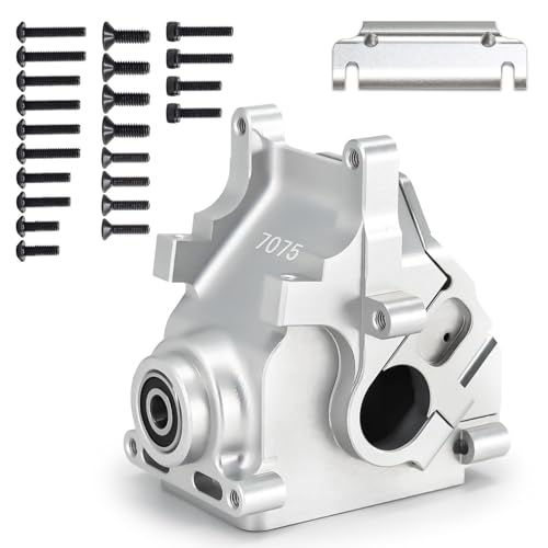 Wave-Box-Getriebe aus Aluminiumlegierung, RC, verbesserte Teile für ARRMA 1/8 6S KRATON, SENTON, Typhon, Talion, 1/7 Mojave, Infraction, Limitless RC Car (Silber) von ULIIK