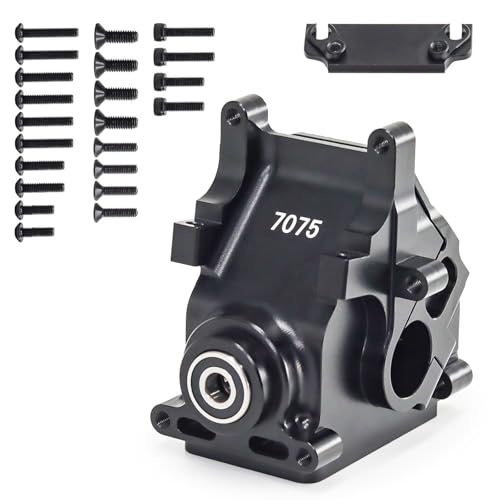 Wave-Box-Getriebe aus Aluminiumlegierung, RC, verbesserte Teile für ARRMA 1/8 6S KRATON, SENTON, Typhon, Talion, 1/7 Mojave, Infraction, unbegrenztes ferngesteuertes Auto (schwarz) von ULIIK