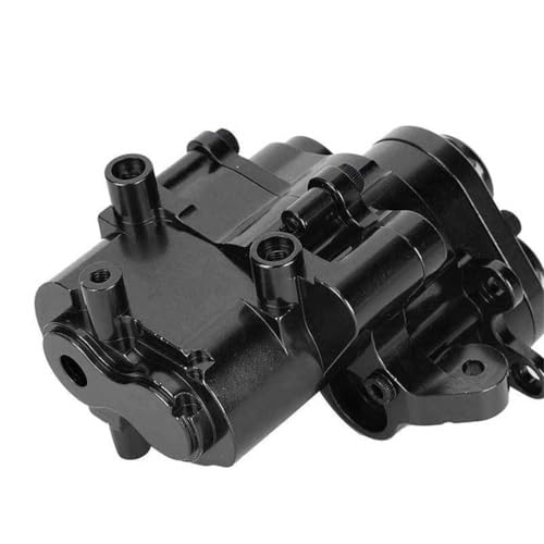 Wave-Box-Schalenabdeckung aus Aluminiumlegierung, Getriebe, RC, verbesserte Teile für Traxxas TRX-4 1/10 Crawler RC Auto (schwarz) von ULIIK