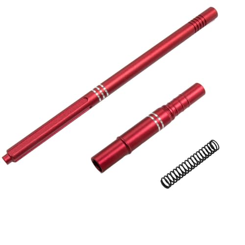 Zentrale Antriebswelle aus Aluminiumlegierung für ARRMA 1/8 Mojave 4S RC Auto (rot) von ULIIK