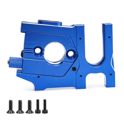 Zentrale Differentialmotor-Befestigung aus Aluminiumlegierung, RC, verbesserte Teile für ARRMA 1/8 KRATON 6S BLX 4WD -ARA106040T1/T2 RC Auto (blau) von ULIIK