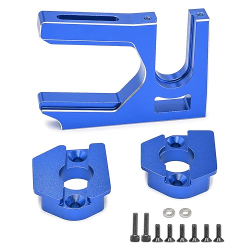 Zentraler Differentialmotor-Befestigungssitz aus Aluminiumlegierung, RC verbesserte Teile für ARRMA 1/8 KRATON 6S BLX 4WD -ARA106040T1/T2 RC Car (blau) von ULIIK