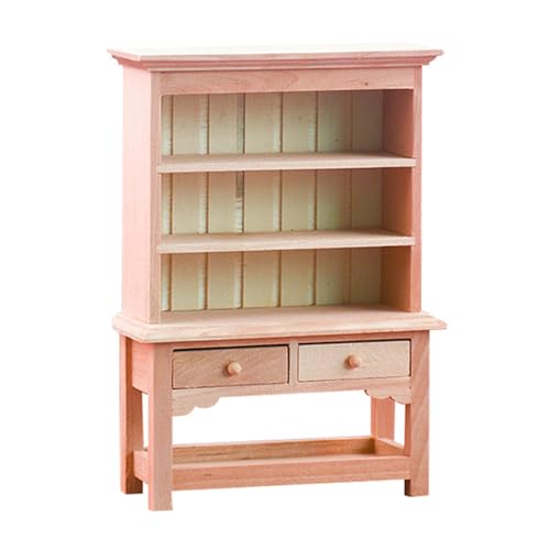 1/12 Puppenhaus-Bücherregal, dekorativer Aufbewahrungsschrank für Schlafzimmer, Wohnzimmer, Zubehör, Kinder, Fantasieentwicklung, Miniatur-Vitrine 1/12 Puppenhaus-Bücherregal, dekorativer Aufbewahrungsschrank für Schlafzimmer, Wohnzimmer, Zubehör, Kinder, Fantasieentwicklung, Miniatur-Vitrine von ULIJTH
