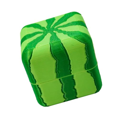 6-seitige runde Eckwürfel, quadratisch, Wassermelonen-Rollenspiel für Tischspiele, Klassenzimmer, Unterricht, einfach zu bedienen, quadratische Wassermelone von ULIJTH