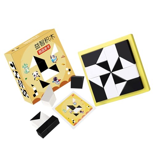 Kognitive Fähigkeiten Aufbauen Puzzle Herausforderung Block Spielzeug Unsichtbare Muster Designs Holzlogikentwicklung Lernspielzeug Kognitive Fähigkeiten Aufbauen Puzzle Herausforderung Block Spielzeug Unsichtbare Muster Designs Holzlogikentwicklung Lernspielzeug von ULIJTH