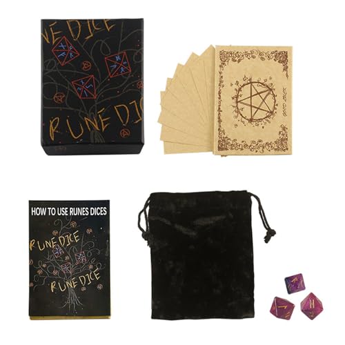 Mehrseitige Harz Zices Set Polyedrische Wahrsagerungssymbole Dices Table Game Dices Für Rollenspiele Spiele Langlebig von ULIJTH