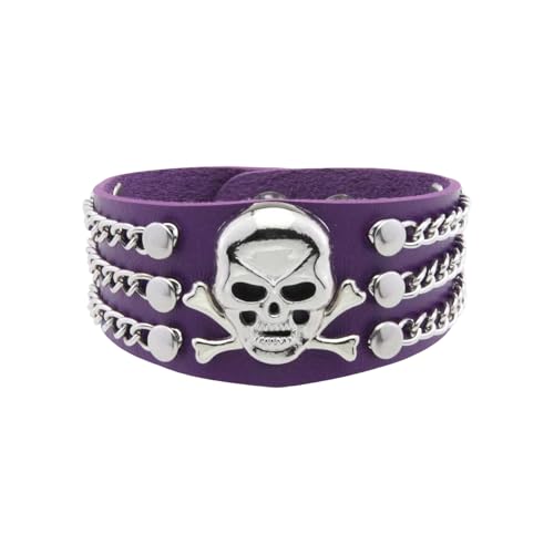 Totenkopf-Kopf, stabile Metallmaterialien, tragbar, für Motorrad-Enthusiasten und Straßenkultur-Fans, stilvolles Outfit, Party-Zubehör von ULIJTH