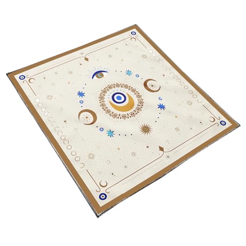 ULIJTH Divinationen Tischdecke Augenmondmuster Astrologie Tarotkarte Tischdecke Altars Stoff Göttlichkeit Brettspiel Accessoire ULIJTH Divinationen Tischdecke Augenmondmuster Astrologie Tarotkarte Tischdecke Altars Stoff Göttlichkeit Brettspiel Accessoire von ULIJTH
