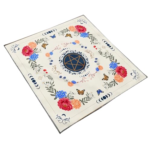 ULIJTH Divinationen Tischdecke Augenmondmuster Astrologie Tarotkarte Tischdecke Altars Stoff Göttlichkeit Brettspiel Accessoire ULIJTH Divinationen Tischdecke Augenmondmuster Astrologie Tarotkarte Tischdecke Altars Stoff Göttlichkeit Brettspiel Accessoire von ULIJTH
