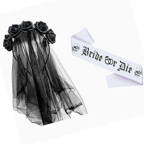 ULIJTH Halloween Braut Blumenkronen Stirnbänder Hochzeitsflügel Und Blumenhaarzubehör Für Kostümpartys Requisiten ULIJTH Halloween Braut Blumenkronen Stirnbänder Hochzeitsflügel Und Blumenhaarzubehör Für Kostümpartys Requisiten von ULIJTH