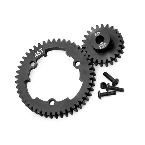 ULIJTH Präzise Cut Cut Gear Combo 46T/23T Verhältnis Für Fernbedienungsauto Upgrades Und Terrain Dominanz ULIJTH Präzise Cut Cut Gear Combo 46T/23T Verhältnis Für Fernbedienungsauto Upgrades Und Terrain Dominanz von ULIJTH