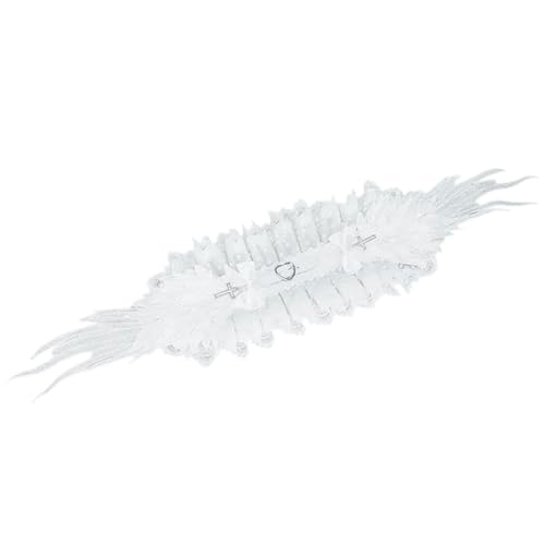 ULIJTH Punk Kostüm Angelic Wing Stirnband Mit Gekreuzten Und Bowknot Design Für Musikfestival Frauen Einzigartige Modeaccessoires ULIJTH Punk Kostüm Angelic Wing Stirnband Mit Gekreuzten Und Bowknot Design Für Musikfestival Frauen Einzigartige Modeaccessoires von ULIJTH