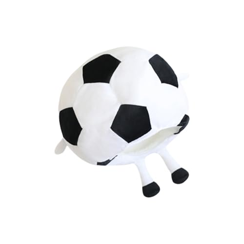 ULIJTH Soft Plüschfußball Ballhut Mit Beweglichen Armen Und Beinen Für Kinder Und Teenager Sport Meet Und Fußball Cosplay Kopfbedeckung ULIJTH Soft Plüschfußball Ballhut Mit Beweglichen Armen Und Beinen Für Kinder Und Teenager Sport Meet Und Fußball Cosplay Kopfbedeckung von ULIJTH