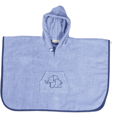 ULLENBOOM Badeponcho - Blau 45x70 cm von Ullenboom