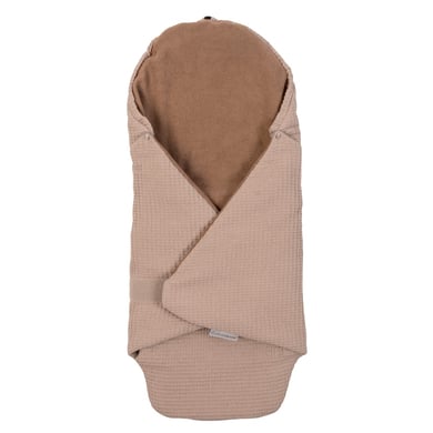 ULLENBOOM Einschlagdecke Waffelpique Sand von Ullenboom