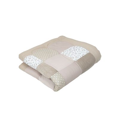 ULLENBOOM Krabbeldecke Leo 120x120cm Sand, Beige, Weiß ULLENBOOM Krabbeldecke Leo 120x120cm Sand, Beige, Weiß von Ullenboom