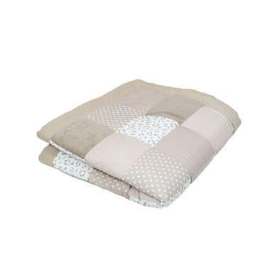 ULLENBOOM Krabbeldecke Leo 140x140cm Sand, Beige, Weiß ULLENBOOM Krabbeldecke Leo 140x140cm Sand, Beige, Weiß von Ullenboom